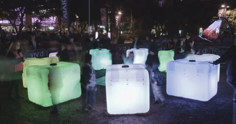 Vivid Sydney 2014 Timelapse Video stock 155738044