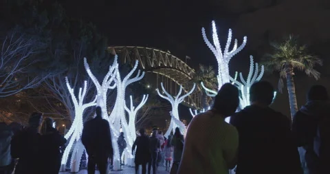 Vivid Sydney 2014 Timelapse Video stock 155739552