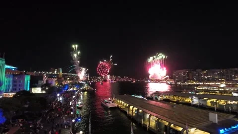 Vivid Sydney Fireworks 스톡 동영상 276296809