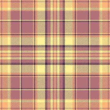 Vivid tartan pattern vector, 20s background textile seamless. Geometrical c.. Stock Illustration