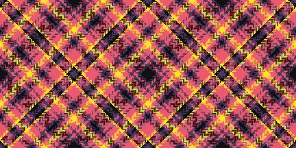 Vivid texture pattern plaid, december fabric background textile. 60s seamle.. Stock Illustration