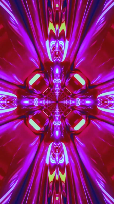 Vivid tunnel video loop creating a seamless hypnotic visual experience with.. Stock Footage 321265043