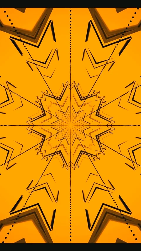 Vivid tunnel video loop presenting a seamless flow of geometric patterns in.. Stock Footage 321572663