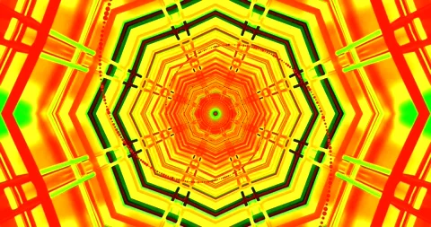 Vivid tunnel video vj loop screensaver creates a mesmerizing visu Stock Footage 317962161