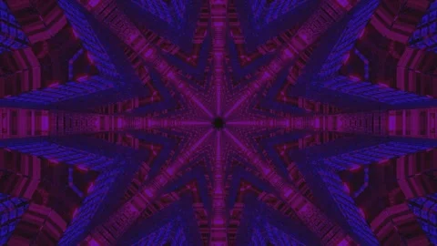 Vivid tunnel video vj loop screensaver creates a mesmerizing seamless journ.. Stock Footage 319415347