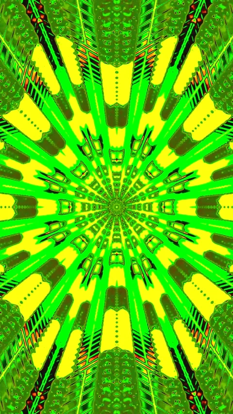 Vivid tunnel video vj loop screensaver creating a mesmerizing seamless visu.. Stock Footage 321563251