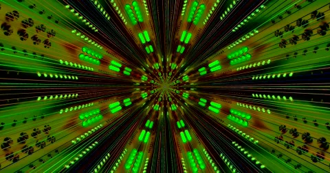 Vivid tunnel visual loop creates mesmerizing screensaver experience with vi.. Stock Footage 319049121