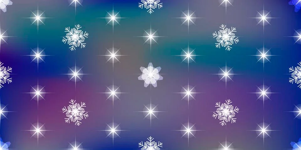 Vivid vector background with snowflakes Stock Illustration