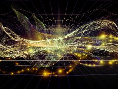 Vivid Virtual World Stockillustratie