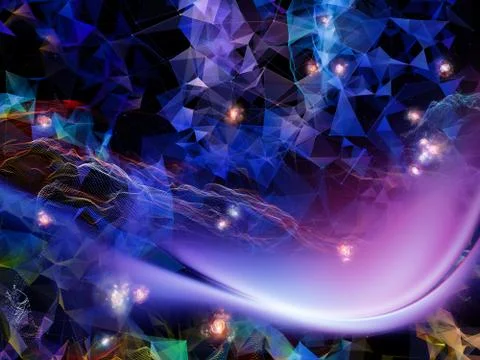 Vivid Virtual World Stockillustratie