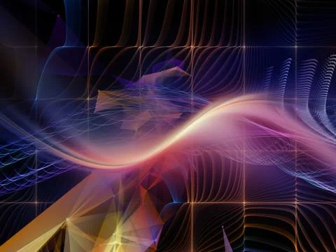 Vivid Virtual World Stockillustratie