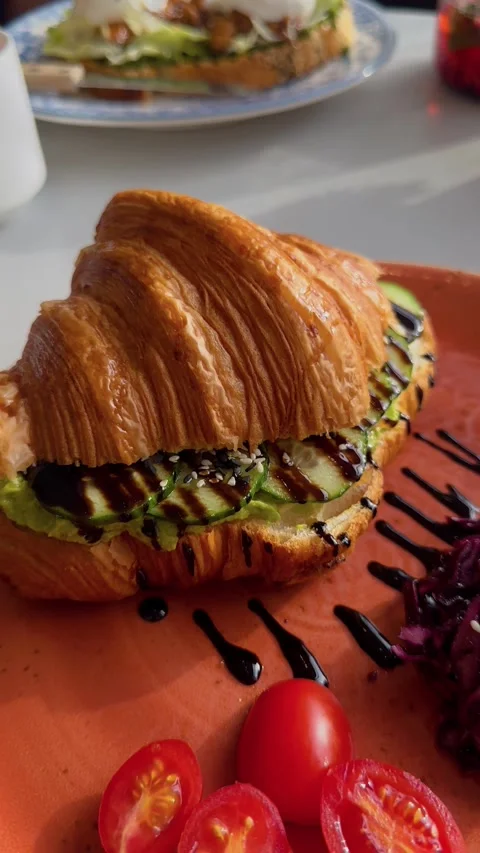 Vividly colored main ingredients with elegant garnishes 動画素材 333332599