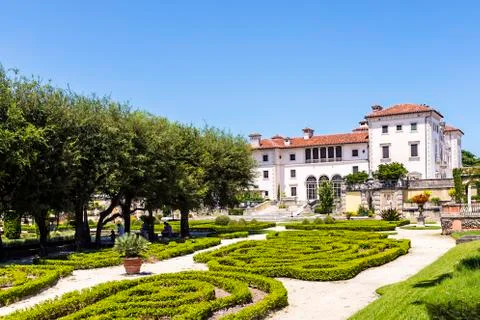 Vizcaya Museum in Miami Stock Photos