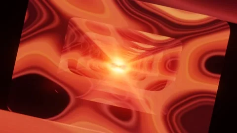 Vj 3d render cinematic background, futuristic enless loop Stock Footage 273316672