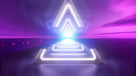 Vj 3d render cinematic background, futuristic enless loop Stock Footage 273319691