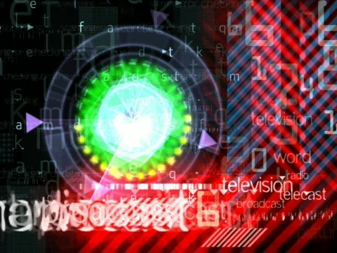 VJ 4cybercast2 Video stock 721308