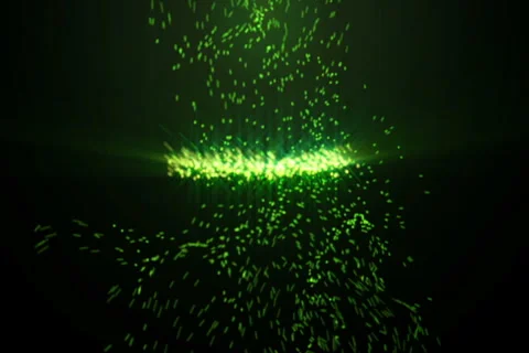 Vj 720 greentimeparticles Video stock 1040121