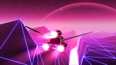 VJ 80's Spacecraft Stock Footage 118678885