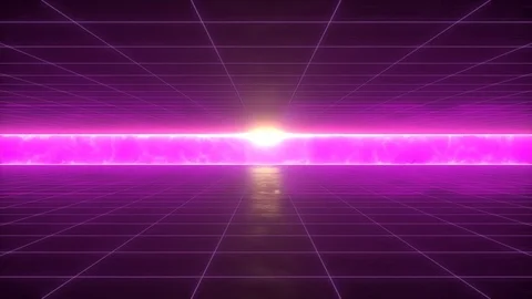 VJ 80's Synthwave Style Stock Footage 118678673