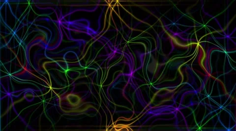 VJ Abstract Laser Dancing 5 Stock Footage 61058737