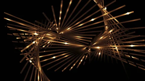 VJ Abstract motion gold background. Stock-Footage 62413036