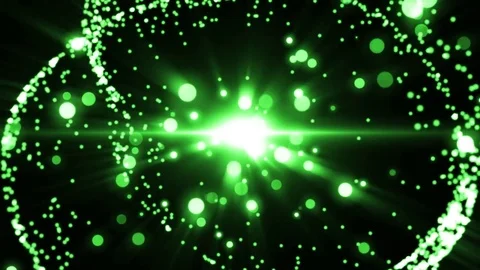 VJ Abstract motion green background. Video stock 71653594