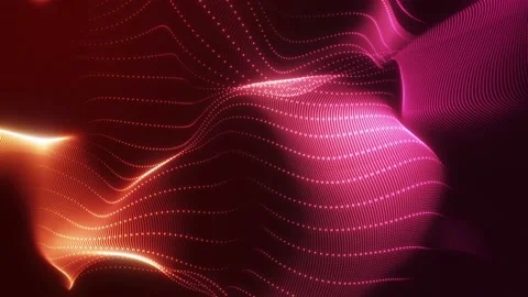 Vj abstract particles bg Stock Footage 120837770
