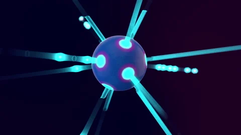 Vj Abstract Sci Fi Futuristic High Tech Elements Digital Background. Stock Footage 231295781