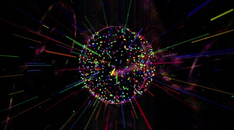 VJ Abstract Techno Energy Dance 5 Video stock 61060474