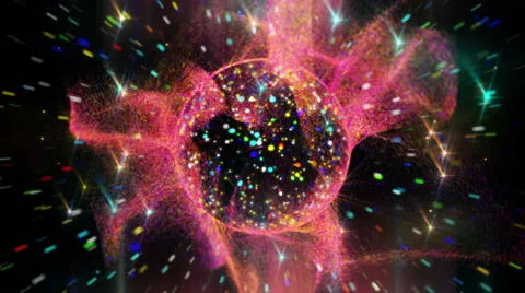 VJ Abstract Techno Energy Dance 4 Stock Footage 61060568
