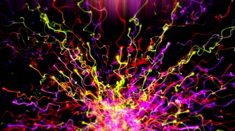 VJ Abstract Techno Energy Dance 7 Stock Footage 61060981