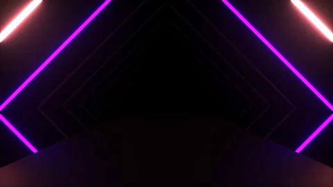 VJ abstract tunnel from rects Stock-Footage 113089445