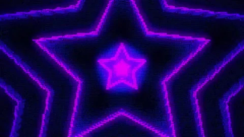 Vj background cubes of a star Stock-Footage 198748658