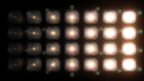 VJ Blinking Lights Loop Animation Background 1 Stock Footage 248122538