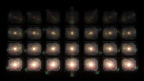 VJ Blinking Lights Loop Animation Background 2 Stock Footage 248122624