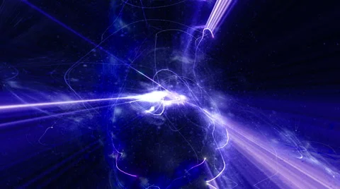 VJ Blue Loop Dynamic Background 2 Stock Footage 49737832