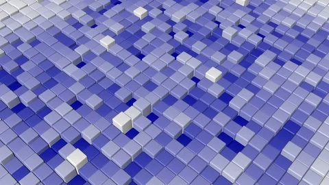 VJ Dancing Cubes. Cubes Background. Array Boxes. Stock Footage 113282001