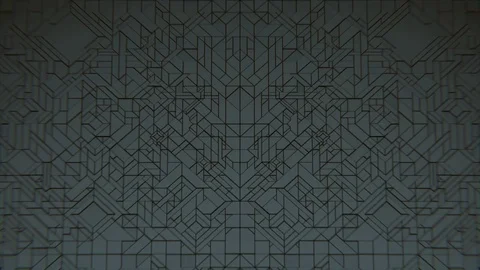 VJ Dark Geometrics Stock Footage 81482838