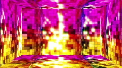 VJ Disco Background Loop Stock Footage 140057250