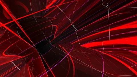 VJ Glowing Line Lights Stock Footage 85321898