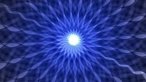 VJ Hypnotic Abstract Loop Blue Background Stock Footage 248608260