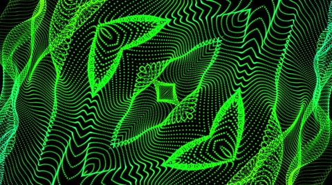 VJ Kaleida Dia Cross Looping Animation Vidéo 58764205