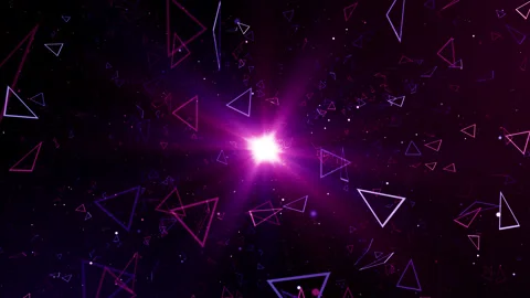 VJ light event concert game music stage party led neon tunnel background loop Stock Footage 144630446