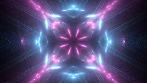 VJ Lights blue and grey flashing spot light. Stock Footage