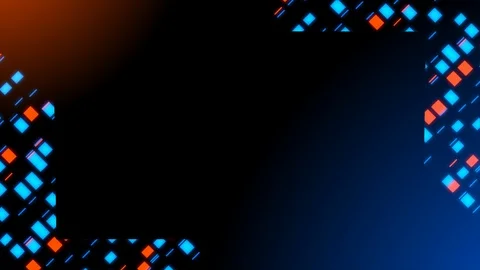 VJ lights multicolored flashing spot lights Stock Footage 124701577