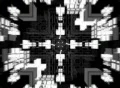 VJ Loop 037 : Flying White Geometries Web Footage