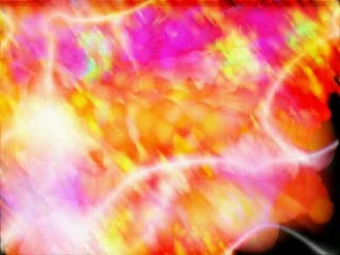 VJ Loop 053 : Orange 3D Balls Stock Footage