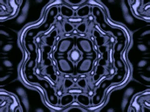 VJ Loop 056 : Metal Mandala 2 Stock Footage