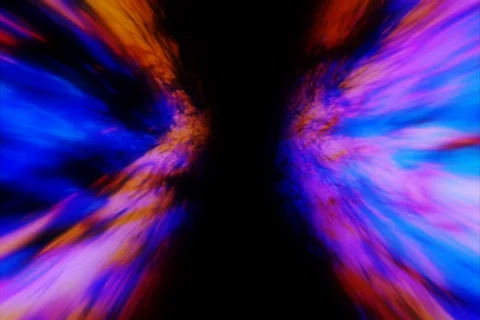 VJ Loop 096 : Stargate - Blue & Orange 3 Stock Footage