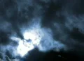VJ Loop 145 : 3D Particles with Time Lapse Cloudscape 3 Footage